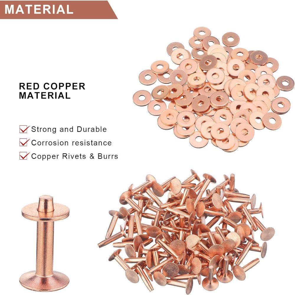 9/16 дюймовые медные заклепки, размер 12, кожаные заклепки, воротники, заклепки, ремни, заклепки, товары для рукоделия