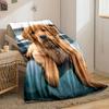 Golden Retriever Puppy Blanket for all seasons blanket lunch break throw gift