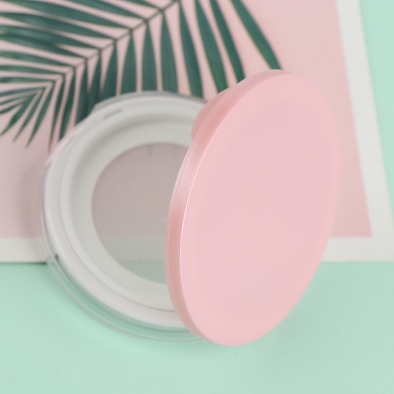 3G Ультратонкая пустая рассыпчатая коробка для пудры, банка для макияжа, сито, контейнер, слоеное зеркало