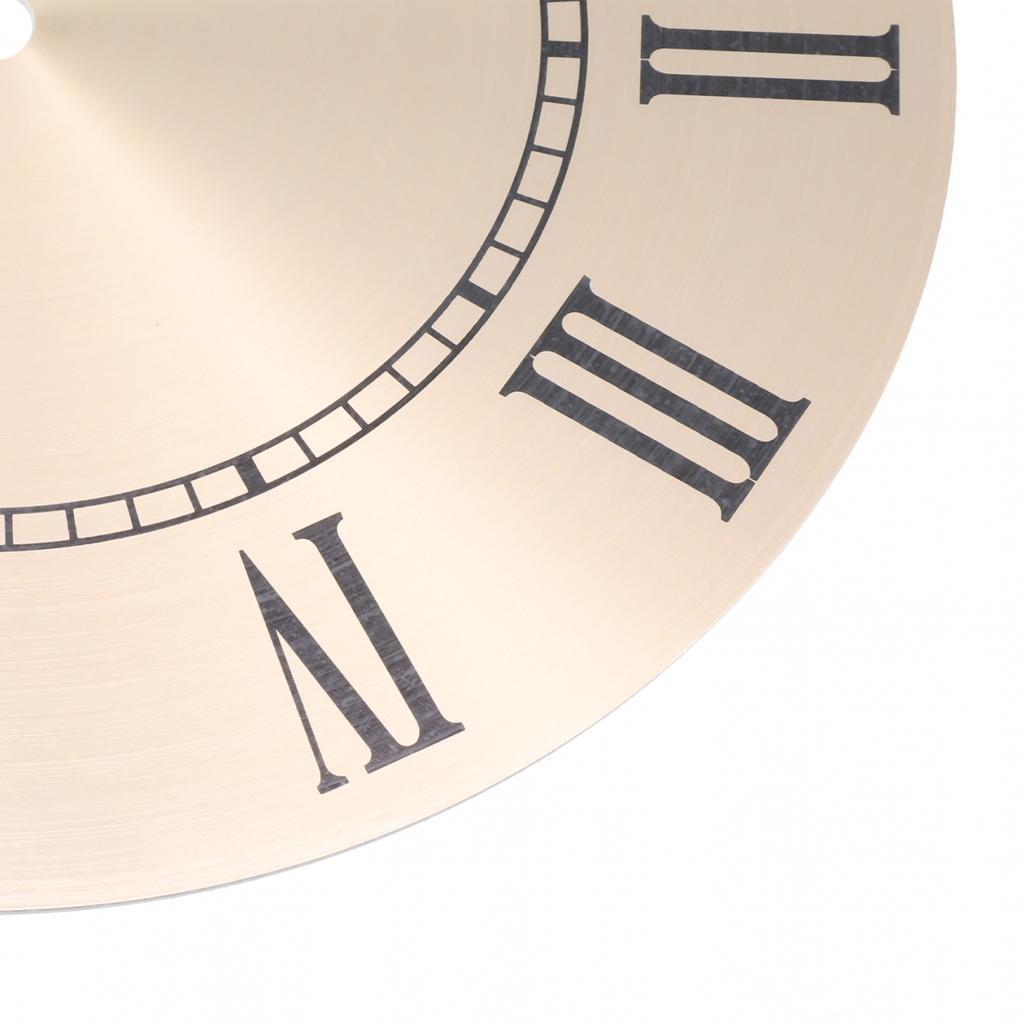 Алюминиевый циферблат часов DIY золотой фон снаружи 243MM