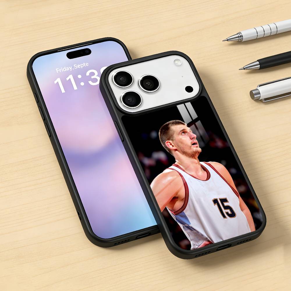 Чехол для телефона N-Nikola J-Jokic NJ для iPhone17,16,15,14,13,12,Pro,Max, Магнитный для беспроводной зарядки Magsafe