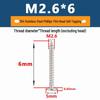 Yigu 304 Stainless Steel Phillips Thin Flat Head Self-Tapping Screw M2-M8, Countersunk Pointed Tail