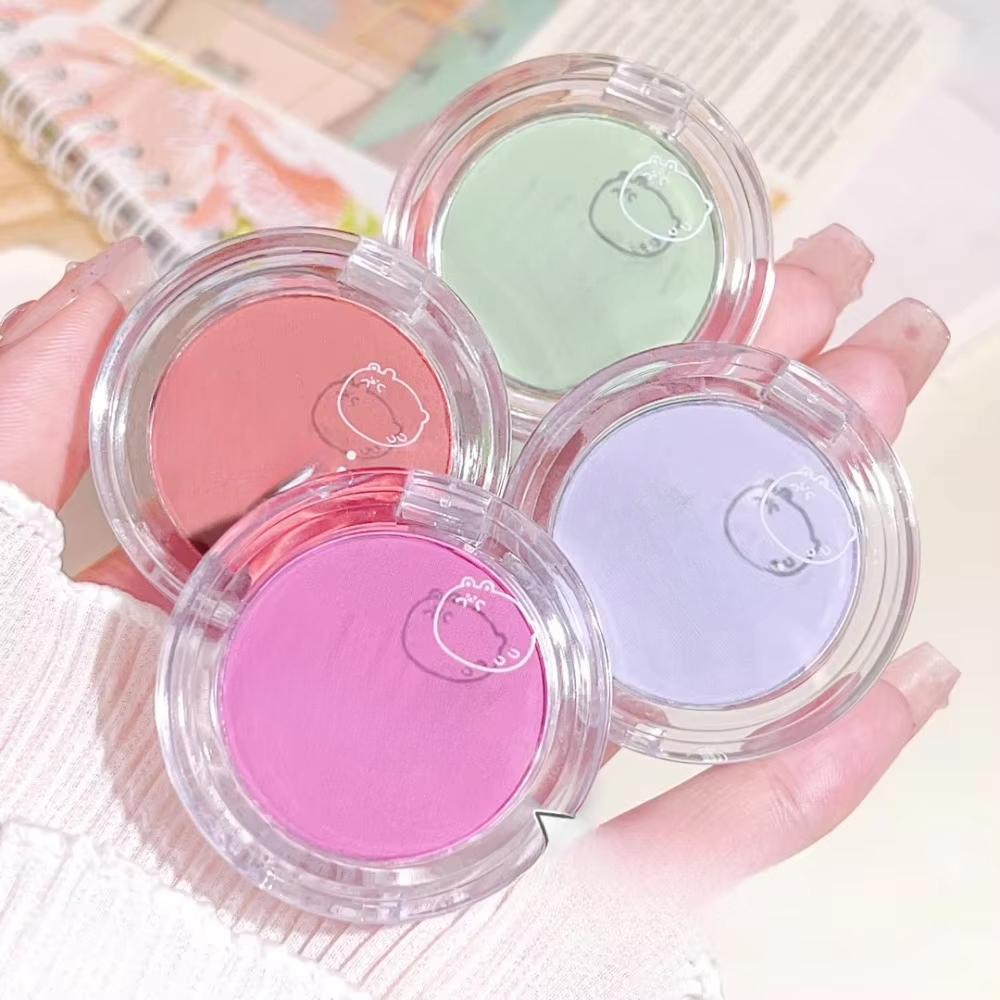 Одноцветные румяна матовые натуральные румяна для щек осветляют лицо водостойкая контурная косметика для лица румяна пудра женские инструменты для макияжа