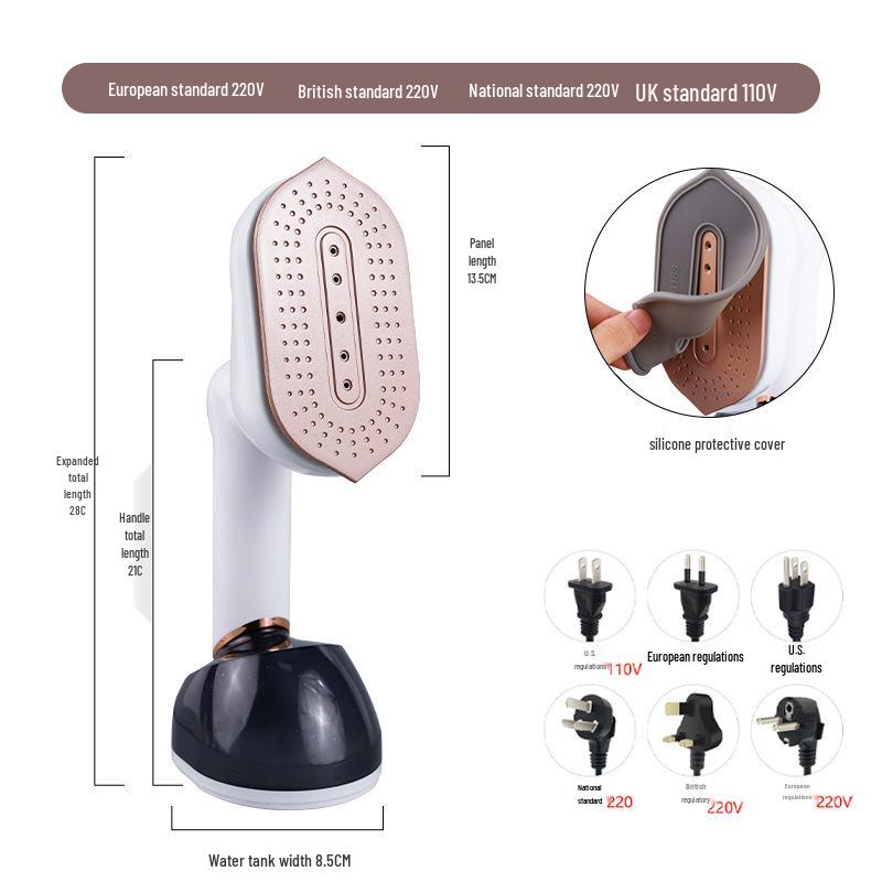 Портативный дорожный утюг с индикатором температуры, складная конструкция