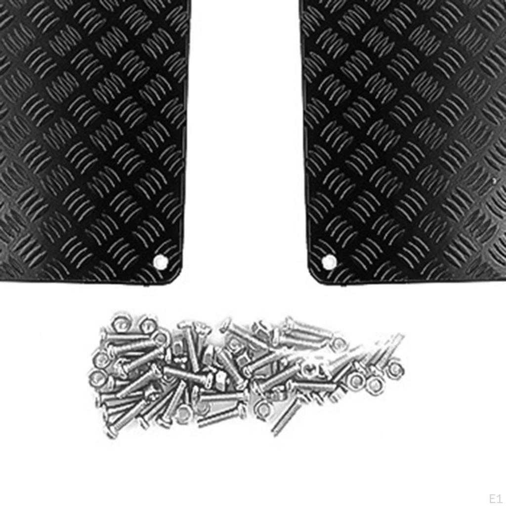 Противоскользящая пластина, декоративная нержавеющая сталь, аксессуары, отделка капота, набор воздухозаборной решетки для