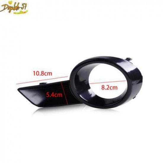 Пара накладок на решетку противотуманной фары переднего бампера для Toyota Highlander 2008-2010