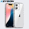 KEYSION Прозрачный противоударный чехол для iPhone 16 16 Plus 2024 HD прозрачный мягкий силикон + задняя крышка для телефона из ПК для iPhone 15 15 Plus