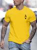 Unisexs Summer 100 Cotton Fashionable Casual Loose Classic Poker Card Aline Printed Sports Round Neck Short Sleeved Tshirt Top