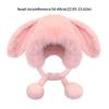 Beanie Hat Winter Plush Hat Skull Cap Rabbit Ears Hat Personality   Streetwear