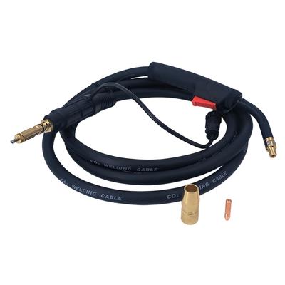 1 комплект 3-метровый кабель Горелка для MIG-сварки Для Miller M-100 248282/M-10 195605/M-150 249039/M-15 169589 Для сварки углеродистой стали/нержавеющей