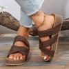 Women's Cork Flat Sandals Non-slip Platform Flats Women's Platform Slippers Outdoor Slippers, Women Sandals