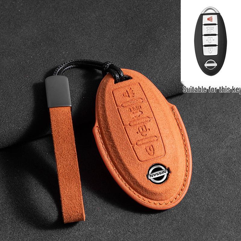 Nissan Car Key Cover: Fits Sylphy, Qashqai, Teana, X-Trail, Tiida, Terra, Murano, Kicks