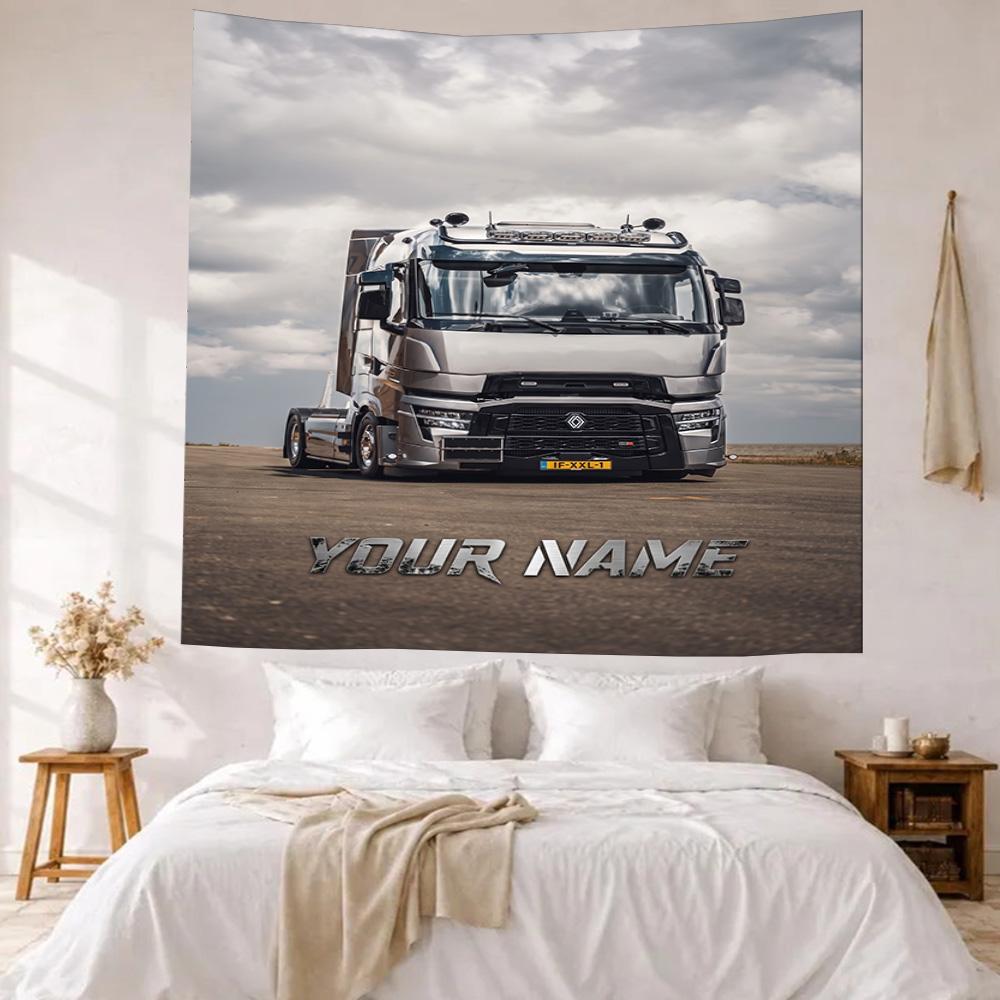 Renault Custom Your Name Wall Decor Tapestry Art For Pet Memorial Birthdaywedding Party Backdrop Family Gift
