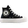 Converse Chuck Taylor All Star Lift Comfortable Versatile Trendy High-Top Canvas Shoes Women Sneakers Black A15007C