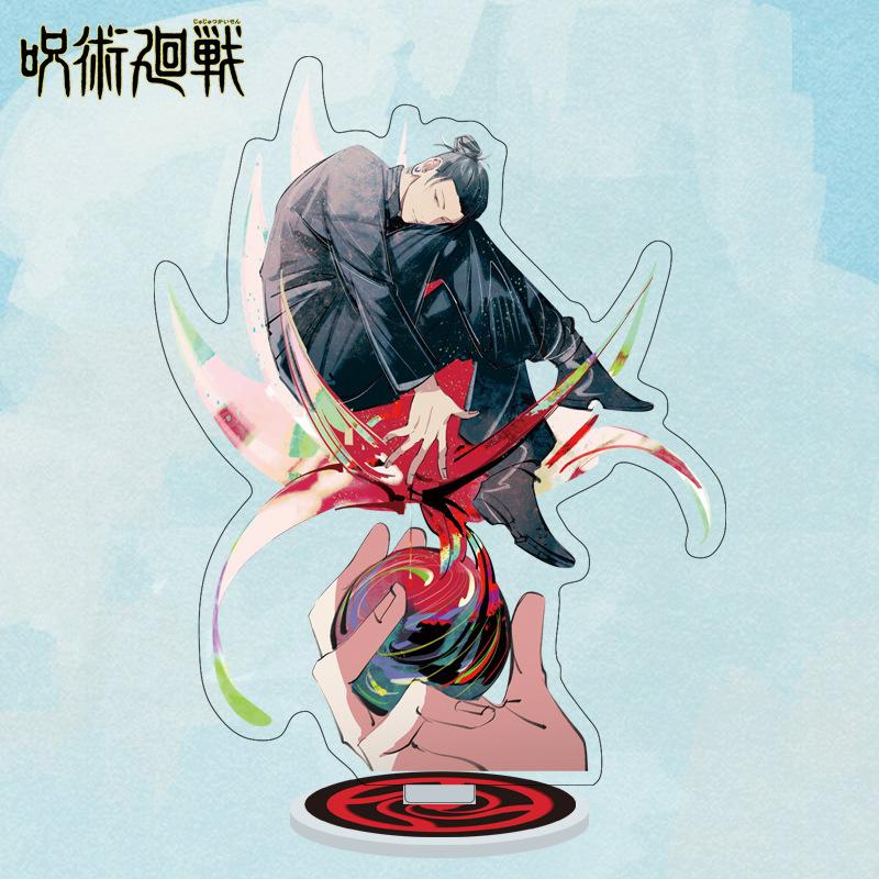 Мультяшные аниме фигурки Jujutsu Kaisen Акриловая подставка Манга Фигурки Годжо Сатору Гаражные наборы GK Украшения Декорация Игрушка