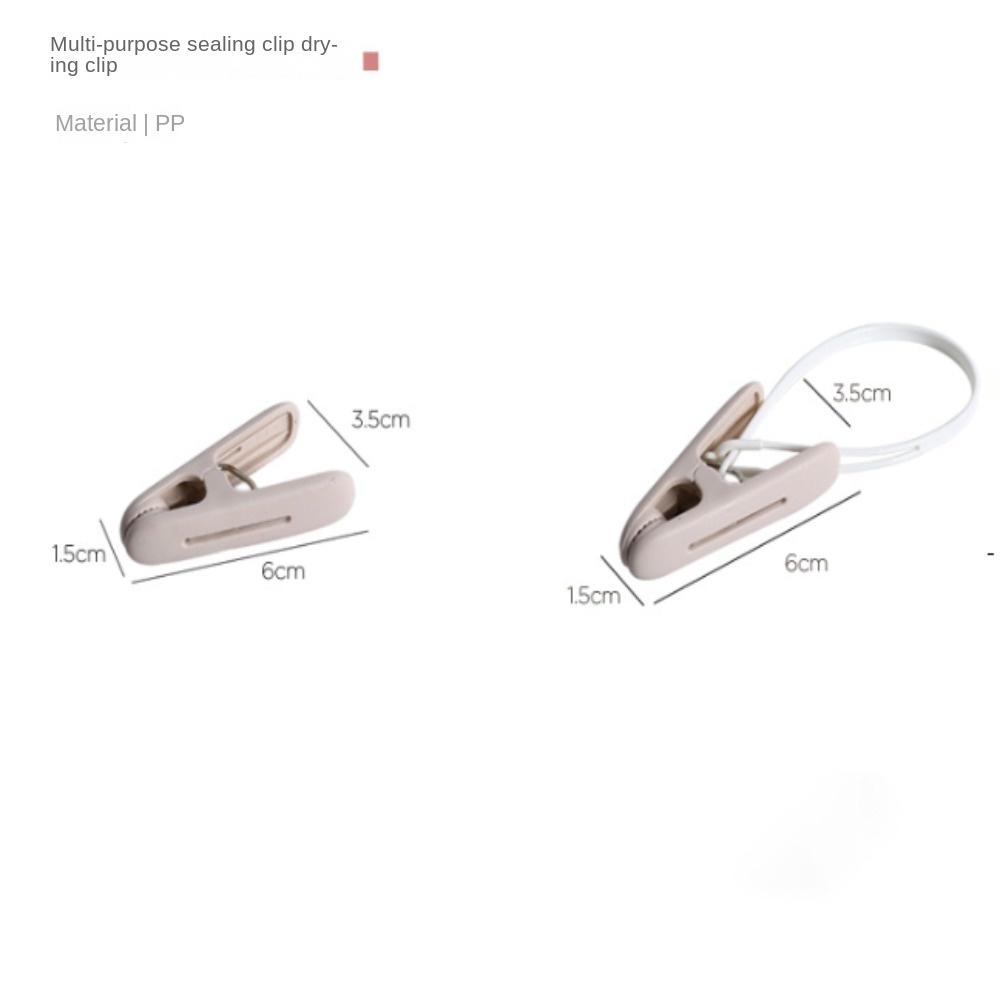 Seal Air Drying Clamp Plastic Food Bag Sealing Clip Practical Plastic Sealing Clip  Clothing