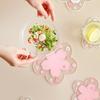 Коврики сакуры, теплоизоляционный коврик для стола с изображением цветущей вишни, противоскользящие накладки на чашки, подставки под чашки для чая, кружки для молока, подставки под кофейные чашки, кухонные принадлежности