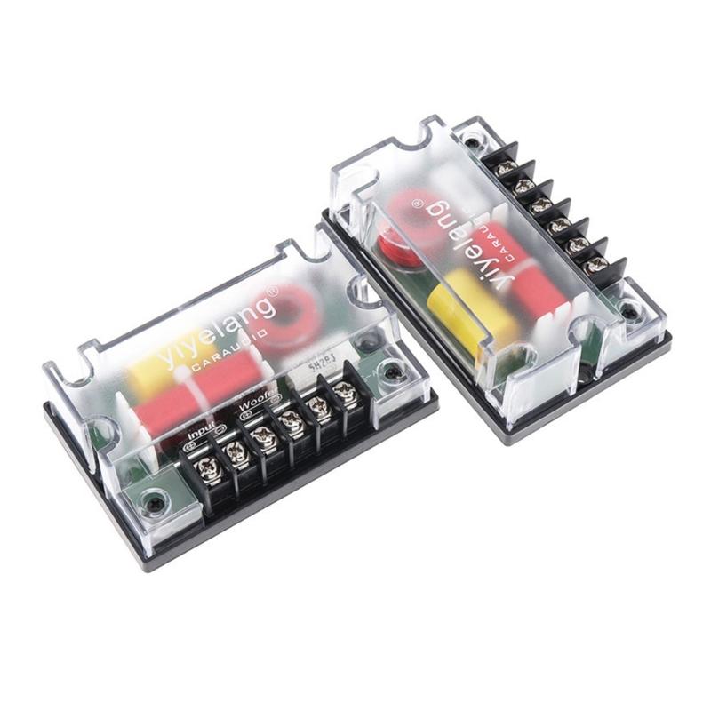 Автомобильный Кроссовер 2-полосный Высокочастотный Низкочастотный Динамик Фильтр Разделитель Частот Динамика 200 Вт