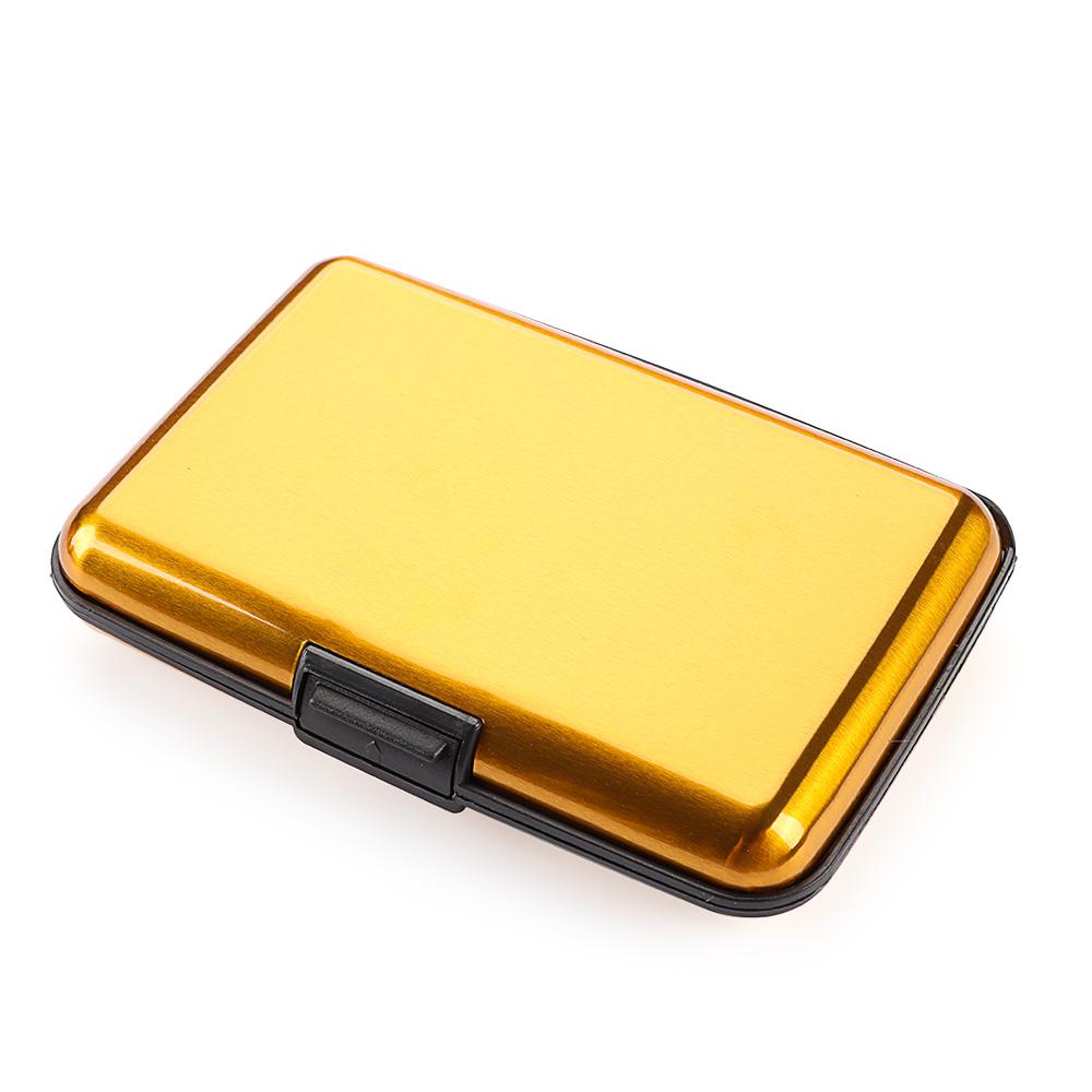 Men Women RFID Blocking Metal Aluminum ID Card Case RFID Wallet Credit Card Holder Coin Purse