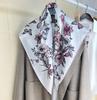 Silk High-End Silk Scarf Silk Women'S Spring And Autumn Versatile Foreign Style Square Scarf Mulberry Silk Scarf Shawl