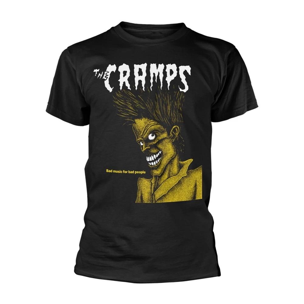 Черная футболка The Cramps 'Bad Music For Bad People' - НОВАЯ