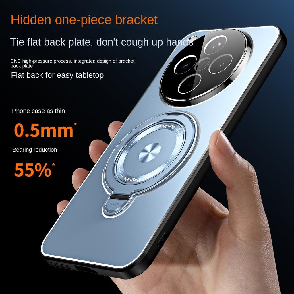 Для OPPO Find X8 Pro Чехол Жесткий Матовый С Кольцом Магнитный MagSafe Защитный Задняя Крышка Чехол Для OPPO Find X8 X8Pro Корпус Телефона