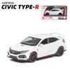 1:32 масштаба 2017 Honda Civic Type-R, литая под давлением модель автомобиля, игрушечный автомобиль с открытыми дверями, свет и звук для детей, мальчиков, девочек, взрослых и мужчин, коллекция