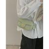 Small Fragrance Style Women's Bag Summer New Style Small Fresh Green Diamond Chain Bag Trendy and Versatile Small Square Bag Women