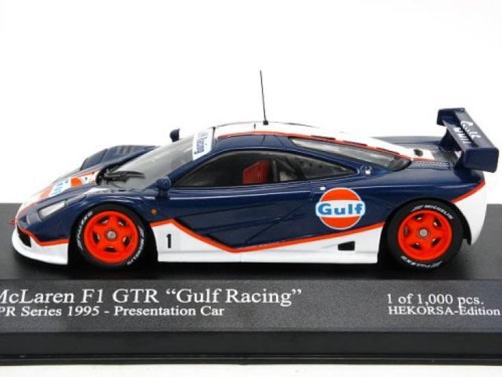 Hecorusa McLaren F1 GTR 95 BPR Series Презентация Завершенного Продукта 1/43 "Gulf Racing" #1 (HE019D)