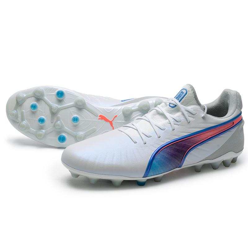 Puma King Ультра-комфортные и легкие Футбольные бутсы MG для разных покрытий, износостойкие, мужские 107868-02