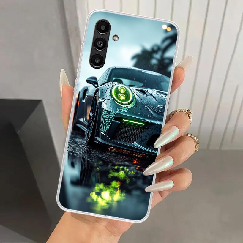 Чехол для телефона Спортивный автомобиль 911 для Samsung Galaxy A17 A16 A37 A26 A36 A57 A56 A15 A25 A35 A55 A14 A24 A34 A54 A13 A23 A33 A53 Galaxy