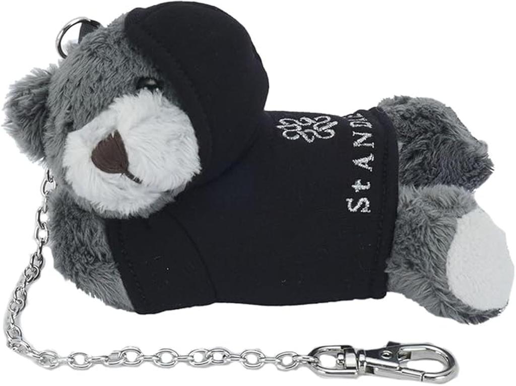 Продолжающийся стандартный продукт Держатель для перчаток Перчатки для гольфа Bear FR [St. Эндрюс] [Серия Тедди] (с крючком) / / 042-5984325 020_Серый