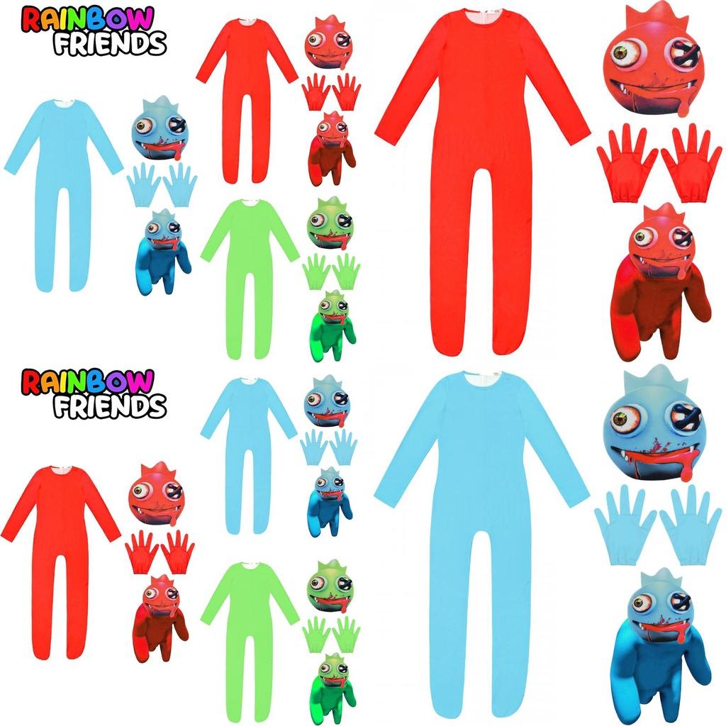 Костюм для косплея Roblox Rainbow Friends, комбинезон, маска, костюм для детской вечеринки, наряд