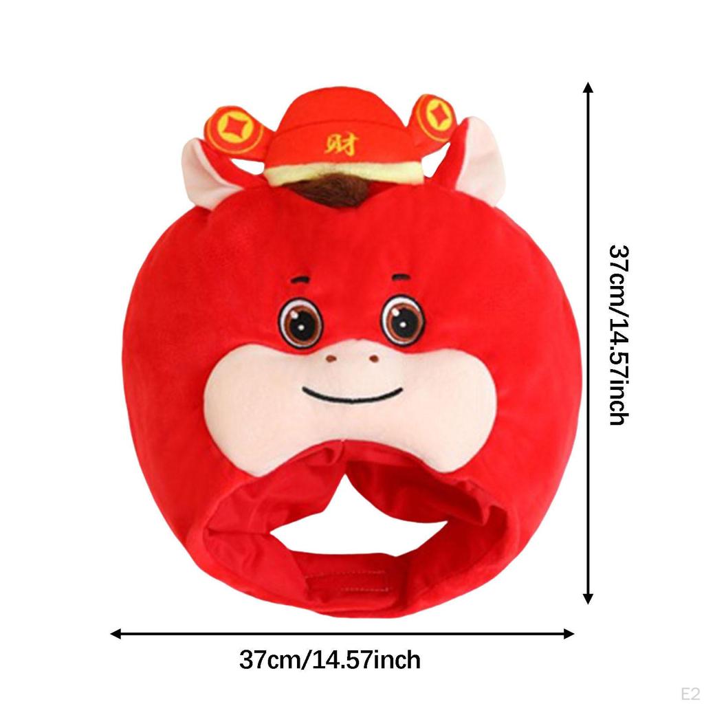 Мультяшная голова лошади Головной убор Костюм Удобная носка Стильная подушка-подушка