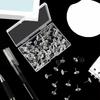 100 шт. DIY Прозрачные Кнопки-Гвоздики Творческие Многофункциональные Кнопки-Гвоздики Долговечные с Коробкой Пробковая Доска Кнопки-Гвоздики Настенные Маркеры