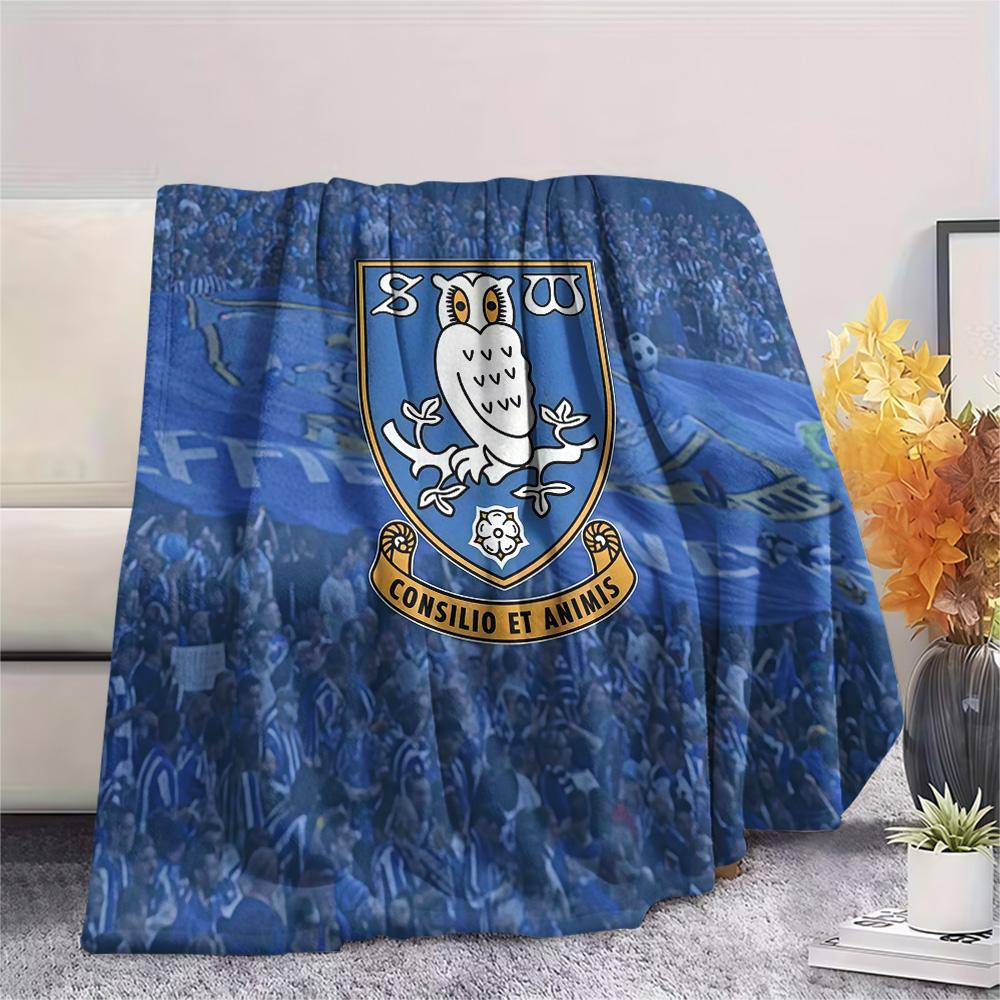 Sheffield Wednesday Flannel Blanket, High quality Comfortable for All Seasons, Home Decor, Warmth and Comfort