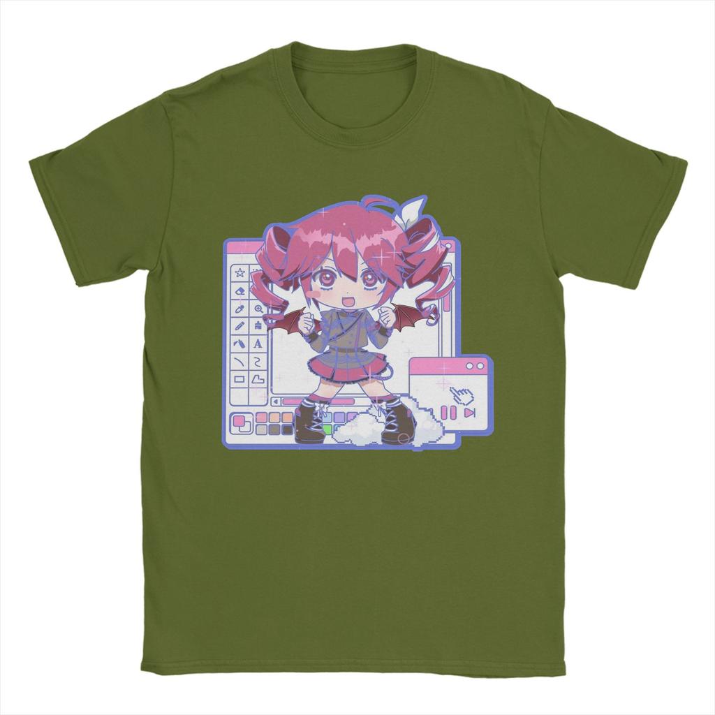 VOCALOID Windows Kasane Teto Футболка Мужская Женская Винтажные Футболки из Чистого Хлопка Футболки с Коротким Рукавом и Круглым Вырезом Взрослая Одежда