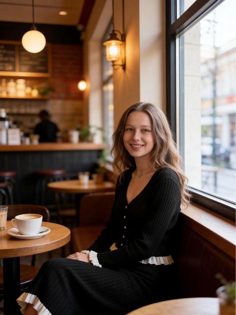 Европейский Шик Осень/Зима Женский Комплект: Вязаный Кардиган и Юбка с Элегантными Французскими Воланами