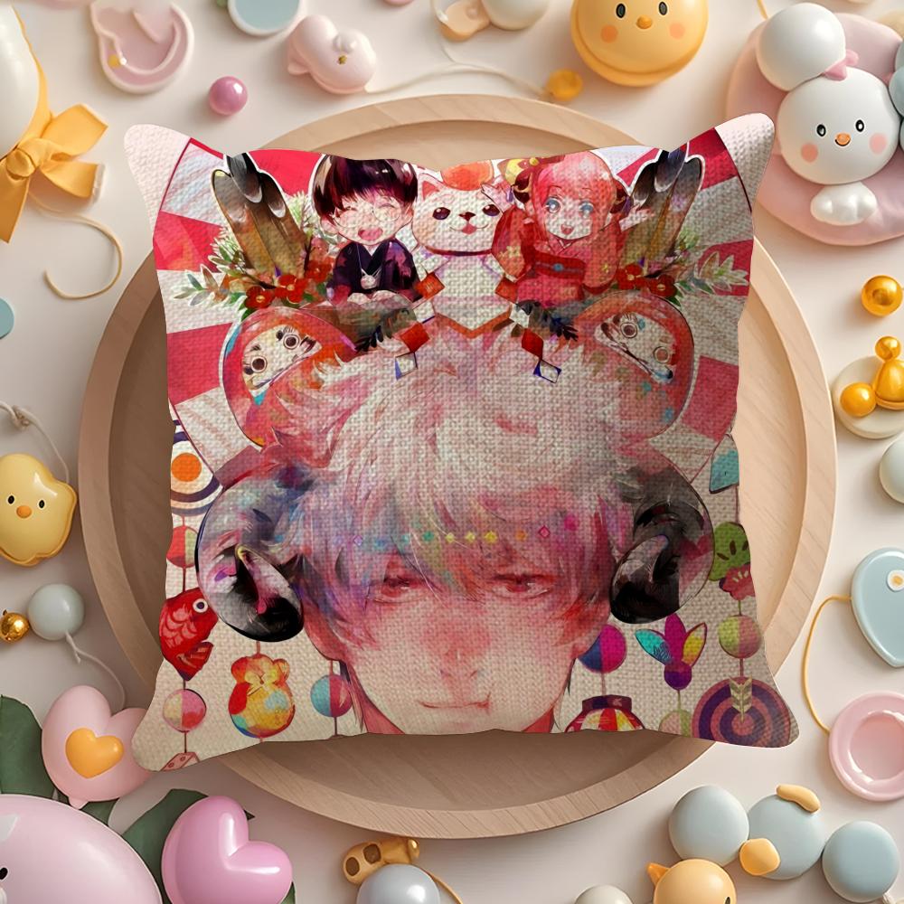 Научно-фантастические комиксы Gintama-Аниме Наволочка с принтом для гостиной, дивана, наволочка для подушки и декор для спальни