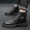 Men Casual Boot Bota Masculina Men'S High-Top Fashion Shoes New Motorcycle And Ankle Boots Waterproof Boots Men Leather Shoes