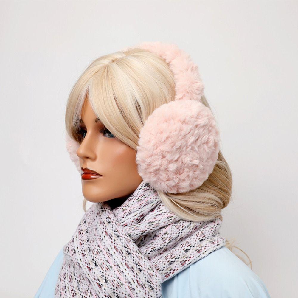Складная плюшевая грелка для ушей Теплая защита для ушей Модные зимние наушники Уличные