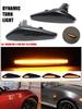 For Mazda 6 Atenza GH 5 Premacy MX-5 for Nissan Lafesta Fiat 124 Spider Dynamic Turn Signal Indicator Lights Side Marker Lamps