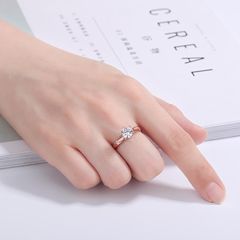 Классическое кольцо Lindon из медного сплава с цирконием, женские ювелирные изделия, свадебный подарок для вечеринки