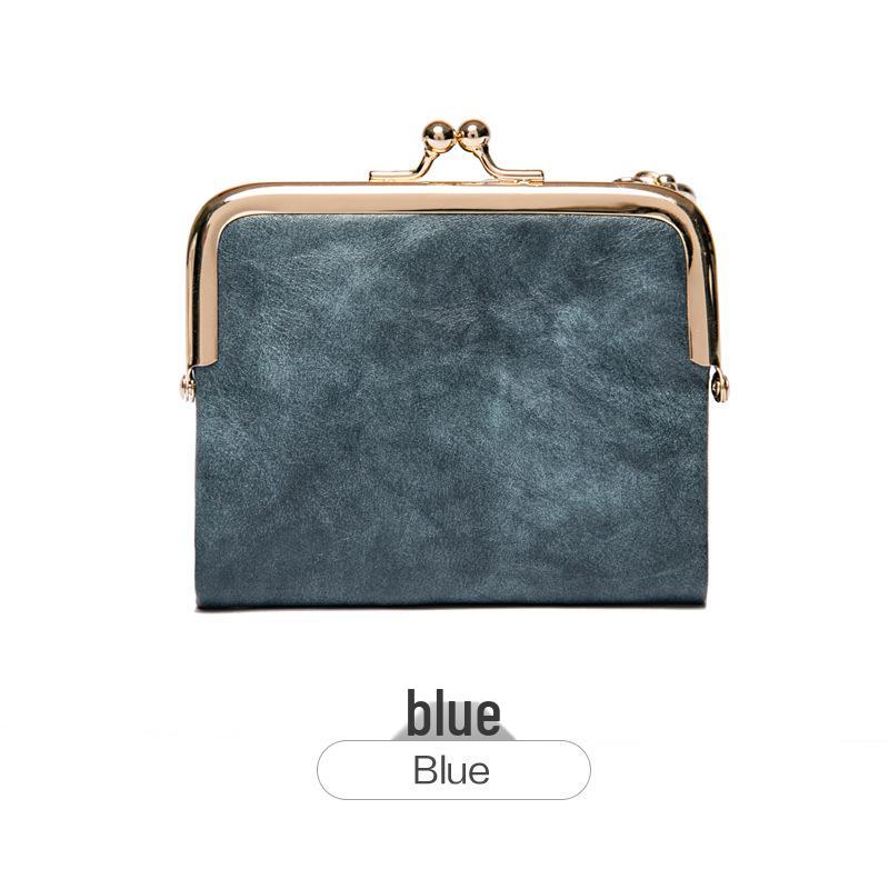 Женский ретро мини складной кошелек и монетница 2023