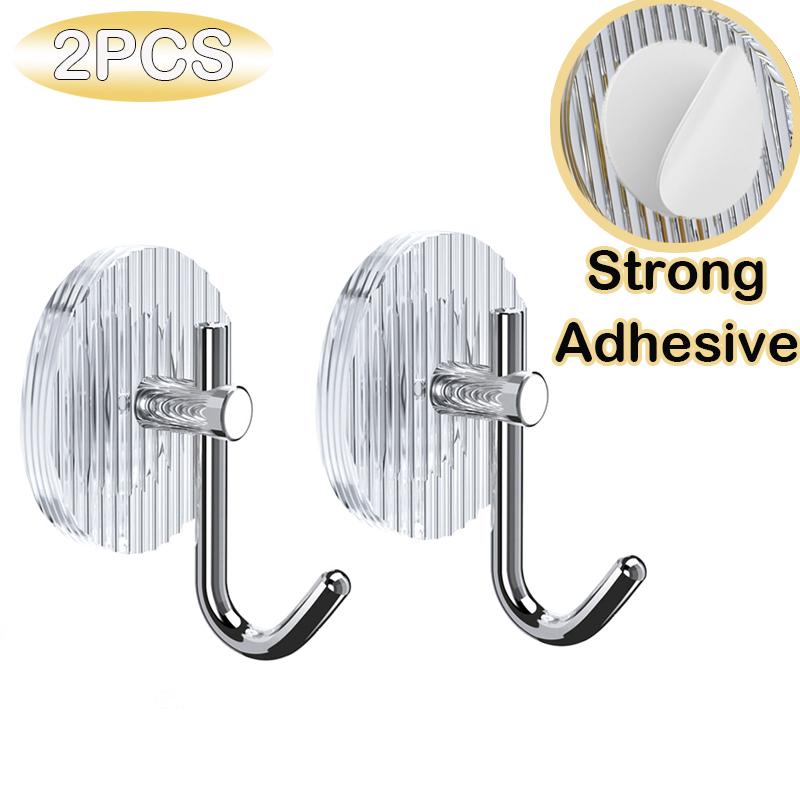 Роскошный акриловый настенный крючок, самоклеящаяся вешалка для полотенец для ванной комнаты, вешалка для пальто, задняя дверь, держатель для ключей, домашний декор