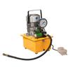 Copper Busbar 3-in-1 Portable Machine: 70MPa Foot-Operated Ultra-High Pressure Oil Pump, Punching, Cutting, Bending.