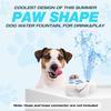 Dog Paws Activated Sprinkler Water Fountain For Outdoor Cooling Play Pet Drinking Water Dispenser Sprinkler Toy