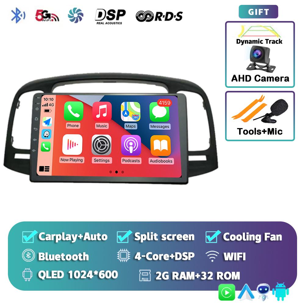 Android 14 Carplay Auto 2 DIN автомобильное радио для Hyundai Accent 2008 2009 2010 2011 GPS мультимедиа видеоплеер стерео 2din DVD DSP