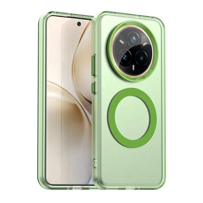 Для Realme 14 Pro Plus 14Pro Магнитный чехол для беспроводной зарядки Magsafe для Realme14 Pro 14 Pro+ Candy PC + TPU противоударный бампер