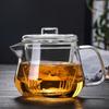 Heat Resistant Tea Cup Set High Boron Silicon Flower Teapot Glass Teapot  Chinese Tea Ceremony